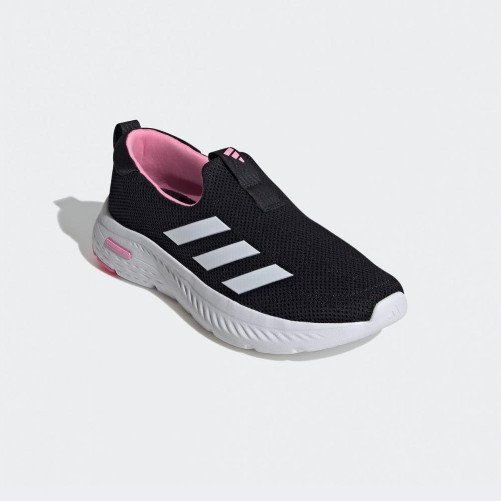 Adidas Cloudfoam Moose Lounger Id6516 Cblack Ftwht Blipnk