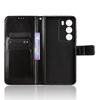 For Realme C73 5G/14x 5G/V70 5G/V70s 5G PU Leather Case with Strap Crazy Horse Texture Phone Wallet Cover