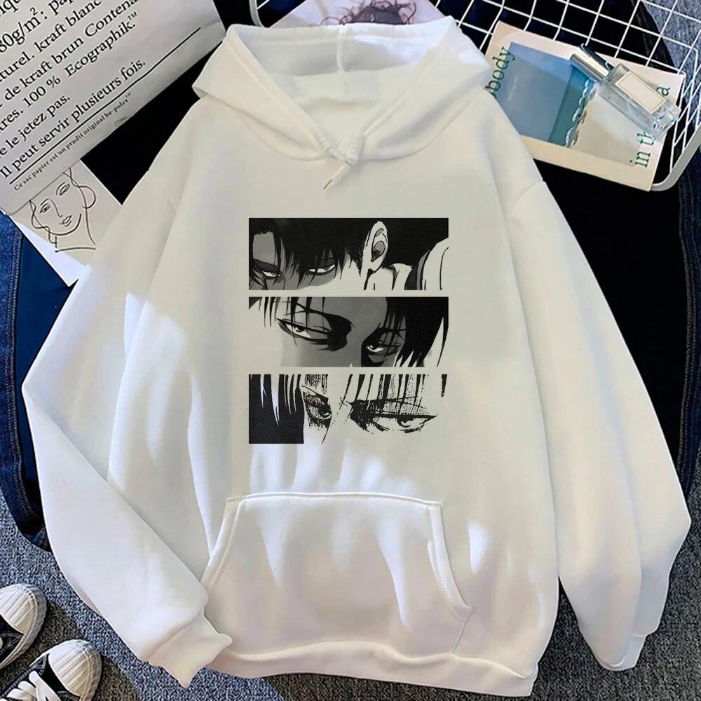 Атака Титанов Эрен толстовки женские эстетичные зимние y2k эстетическая одежда 2023 женская японская одежда унисекс