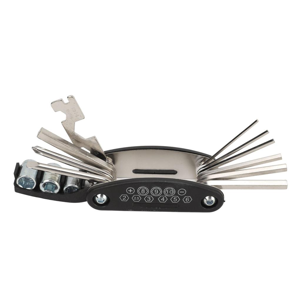 Велосипедный мультитул Стальной Многоспецификационный Складной Велосипедный Многофункциональный Набор Гаечных Ключей для Электрического