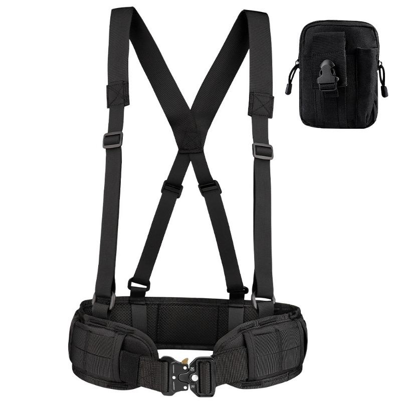 Outdoor Waist Belt Multi-Functional Quick Release Waist Seal Buckle Nylon Waistband