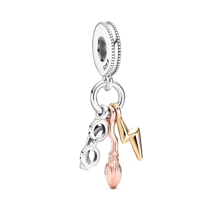 Charms Copper Mickey Minnie Charm Beads Fits Bracelet Bangle Necklace For Women Luxury Diy Jewelry Fine Festival Gift