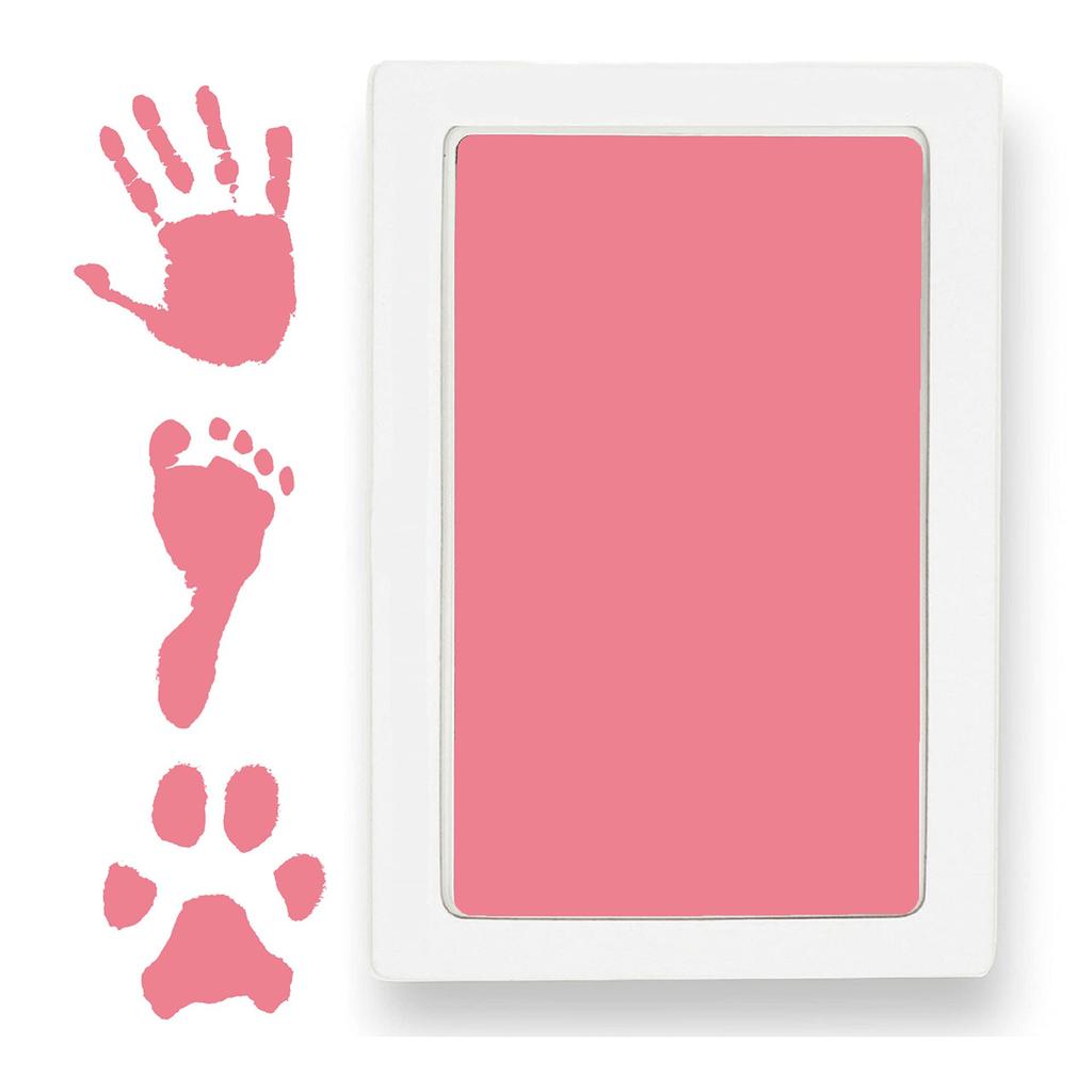 Newborn Baby DIY Hand And Footprint Kit Ink Pads Photo Frame Handprint Toddlers Souvenir Accessories Safe Clean Baby Shower Gift