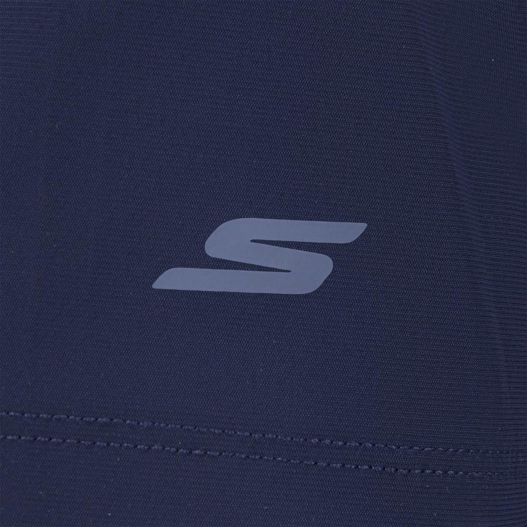 Skechers Дышащая однотонная мужская футболка-поло с коротким рукавом Топы P226M114-00DU