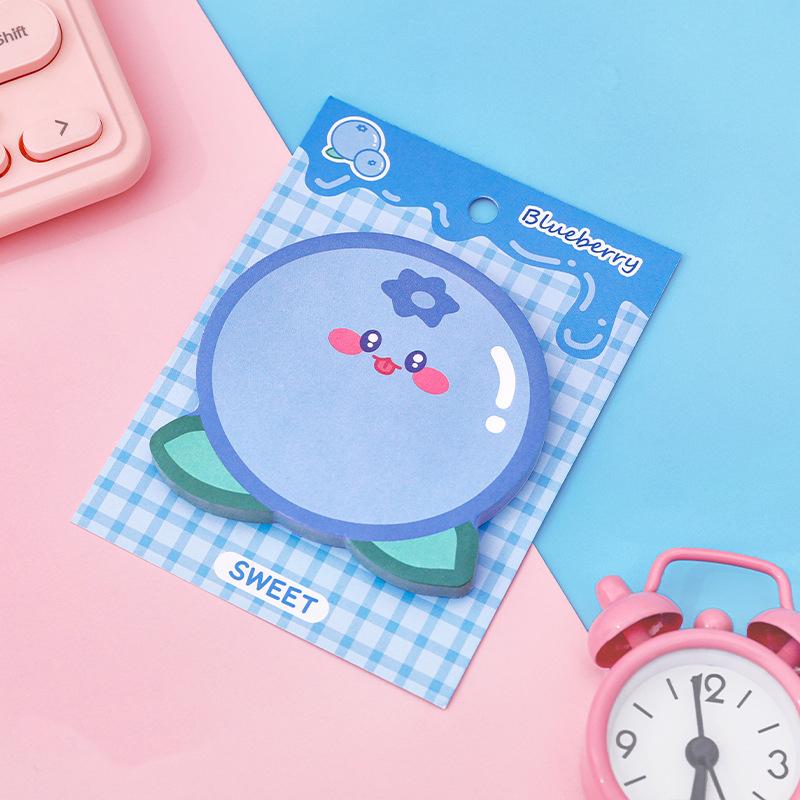 1 шт. мультяшный клейкий милый кавайный фруктовый блокнот для заметок офисные школьные принадлежности канцелярские наклейки украшения