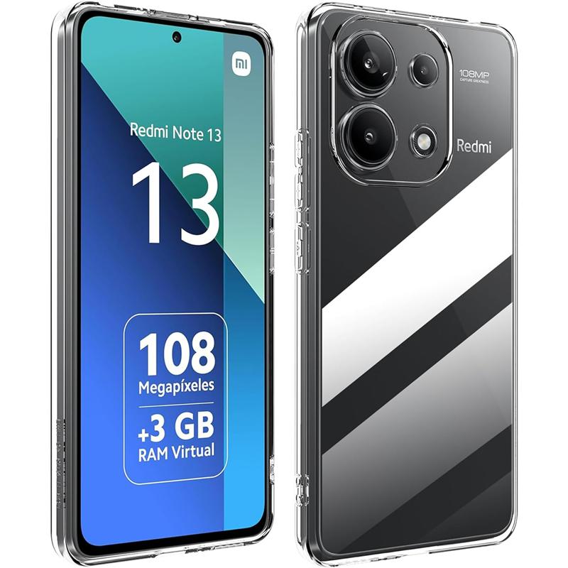 Ультратонкий тонкий прозрачный HD мягкий чехол из ТПУ для телефона Redmi 13c Note 13 4G 5G Note 13 Pro + 4G 5G POCO C65 X6