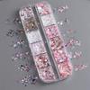 Colorful Glitter Sequin Mixed Set 12 Grids Star Heart Shapes Nail Art Shaker Flakies Paillette Manicure Sparkling Decor