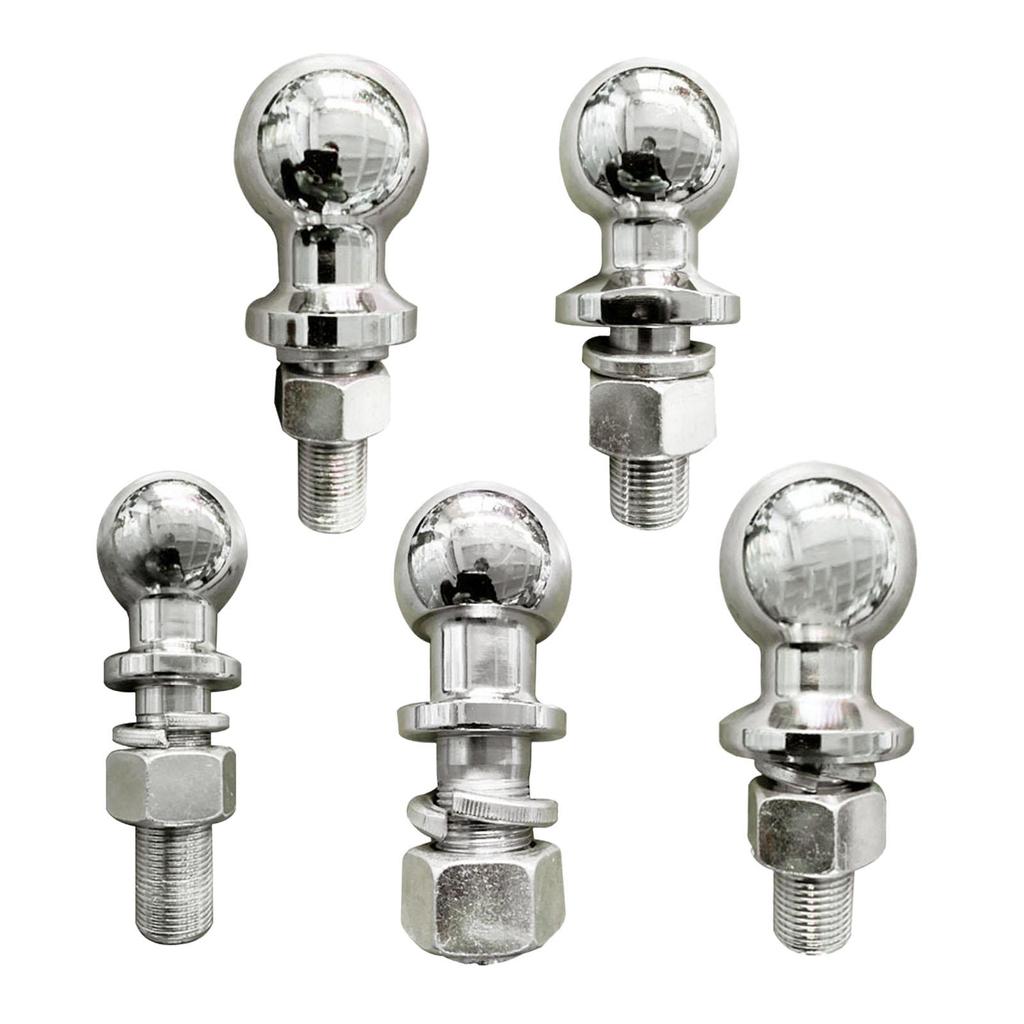 Generic Trailer Hitch Ball Replace Parts Easy Installation Forged Steel for SUV ATV Lawn Tractor Utility Trailers Campers