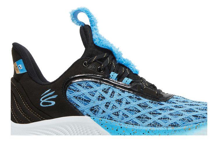 Kids' Sneakers Under Armour Curry Flow 9 Sesame Street Cookie Monster (GS) Viral Blue/Black