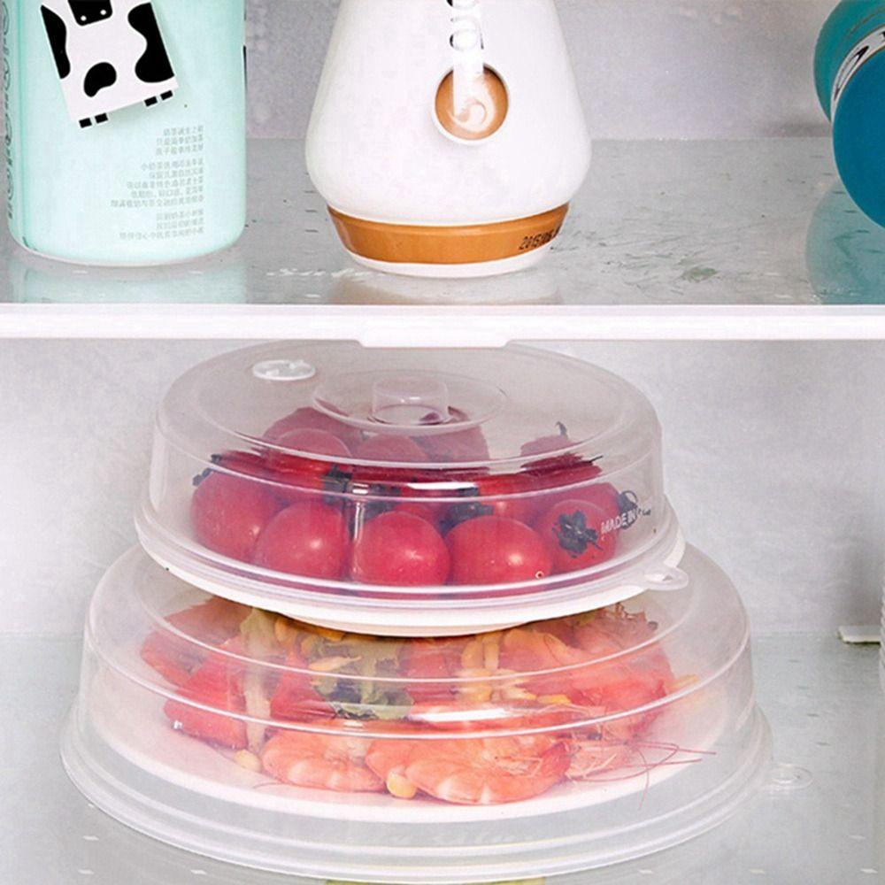 Vents Anti-Splatter Stackable Food Dish Sealing Cover Lid Kitchen Accessories Fresh Keeping Lid