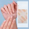 Bake-free Gel Manicure Stickers French Onion Powder Semi-cured Nail Stickers