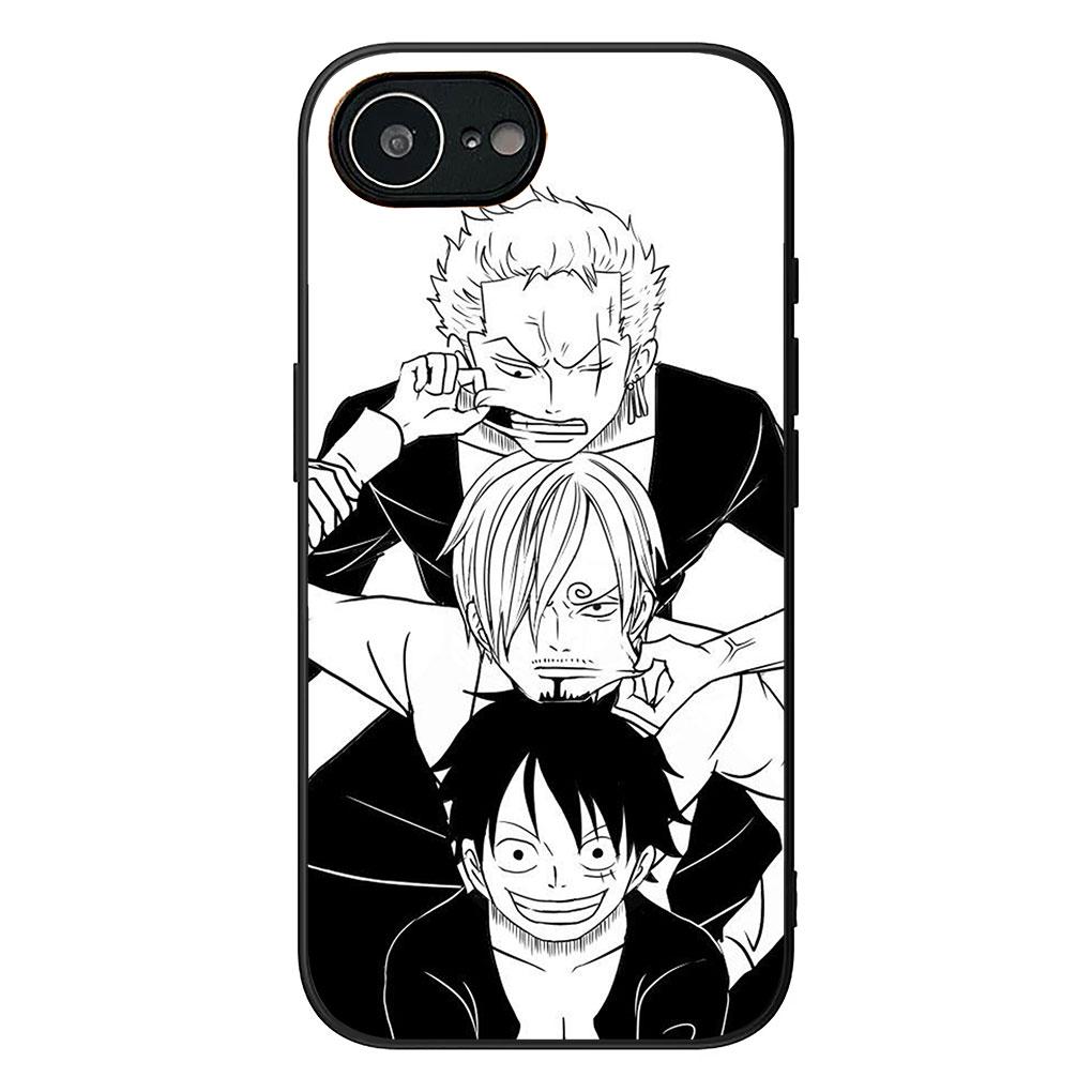 Cover for Apple iPhone 13 12 Mini XS 11 Pro Max 7 8 Plus XR SE 2022 2020 SE3 Coque Phone Case Sanji Roronoa Zoro One Piece Luffy