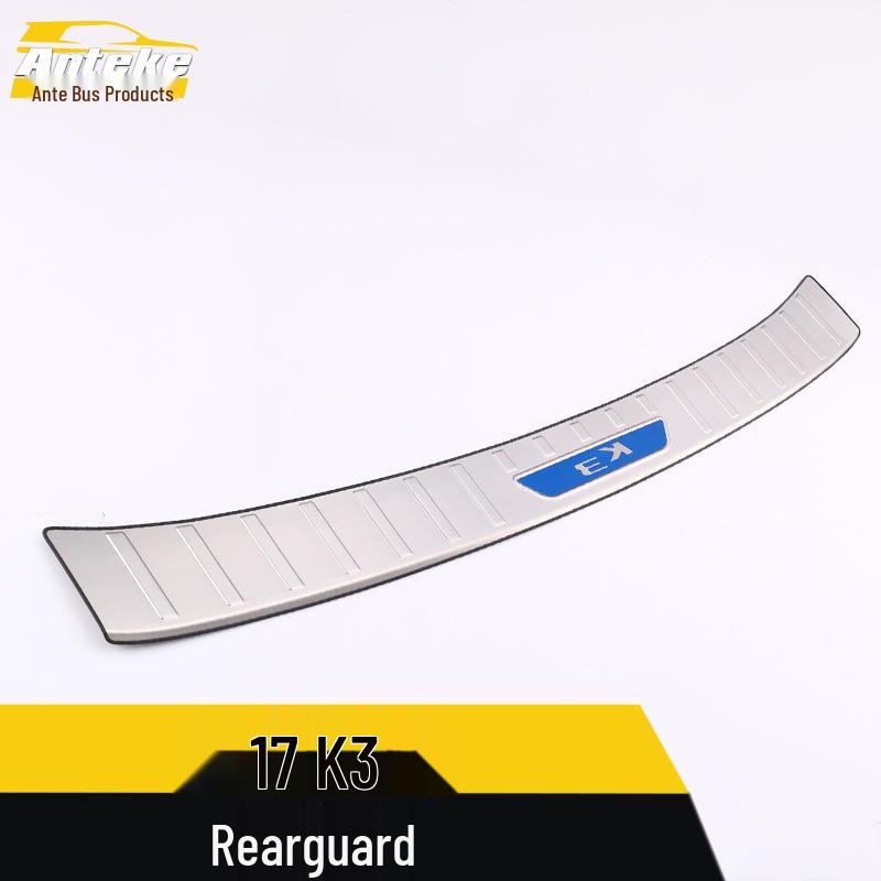 Защита заднего бампера багажника из нержавеющей стали K3