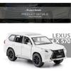 Масштаб 1/32 LEXUS LX570 внедорожник литой внедорожный литой металлический модель прекрасная коллекция моделей компьютер настольные украшения детский подарок на день рождения