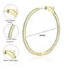 925 Sterling Silver Moissanite Big Hoop Earrings Men's and Women's Couple Models Fashion Trend Design Sense High-End Jewelry