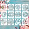 New Style, Mandala Painting Template, PET Hollow Board, DIY Hand Drawn, Graffiti Spray Painting, Omission Board, Children's Painting Template