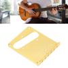 Top Loader Guitar Bridge Plate Steel 6 Strings Gold Color Electric Guitar Bridge Base Plate