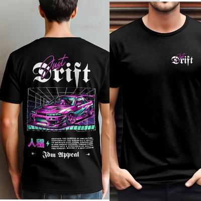 Drift Japan Streetwear Auto JDM Style Japanese Streetracing Shirt Men Women Cotton Tees CrewNeck T Shirts Printing Clothes