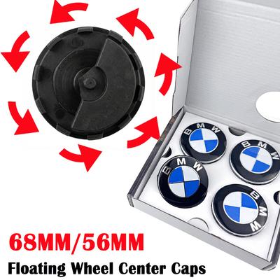 YY-Для E90 E91 E92 E93 F30 F10 F11 F04 E84 E83 F25 E70 F15 E72 M3 M5 M6 Автоаксессуары 56/68мм Плавающие центральные колпачки на диски