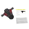 1Pcs Mountain Bike Mudguard 3D Carbon Fiber Twill MTB Fender Front/Rear Tire Wheel Universal Suitable for Disc Brake
