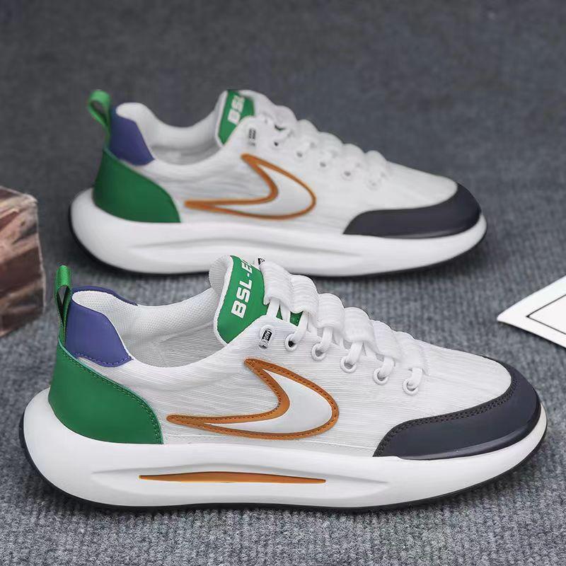 Мужская обувь повседневная обувь летняя дышащая сетчатая обувь из ледяного шелка модная универсальная спортивная обувь для папы обувь Forrest Gump с мягкой подошвой