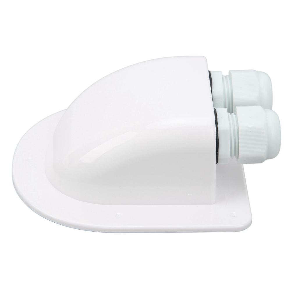 Cable Entry Gland Box IP68 Waterproof Weather Resistant Dual Cable Entry Housing for RV Roof Boat Yacht