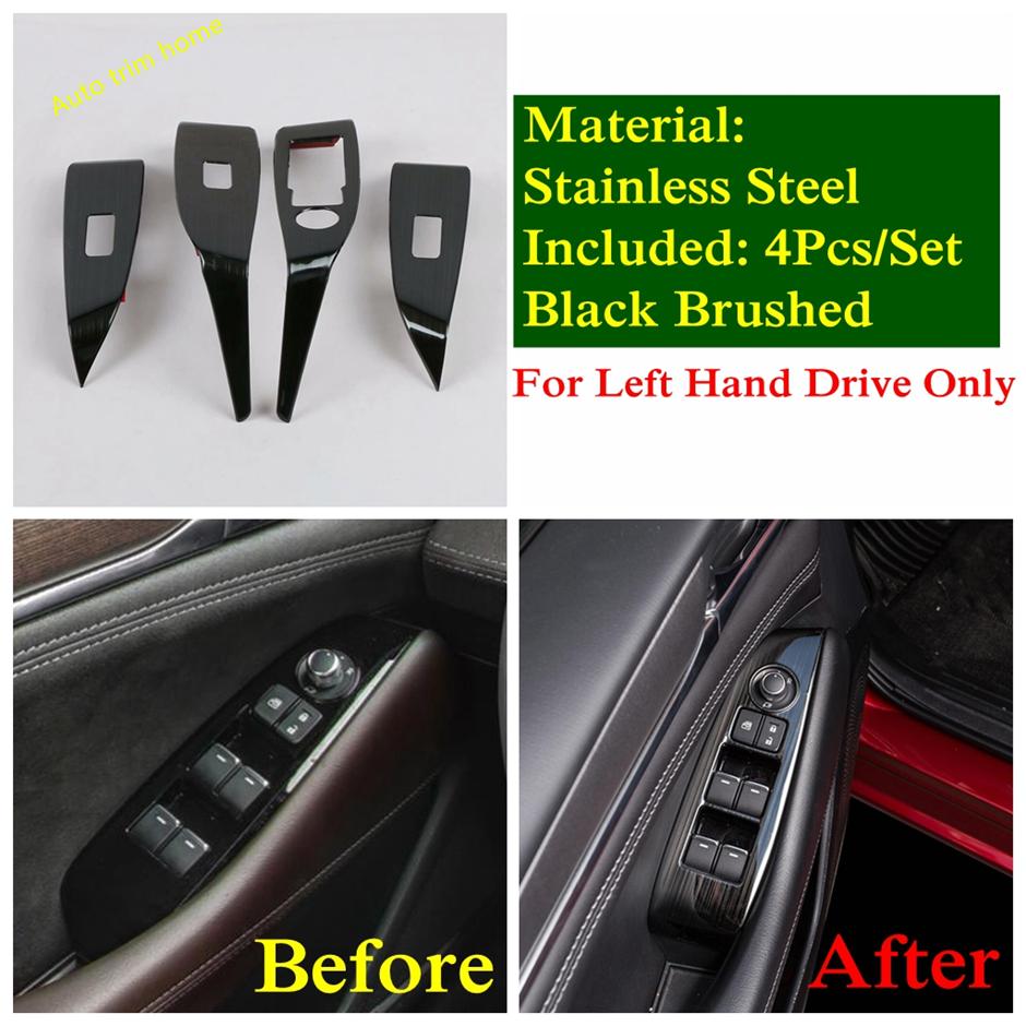 Metal Start Stop Central Control Strips Window Lift Button Gear Shift Box Air Outlet AC Vent Cover Trim For Mazda 6 - 2024
