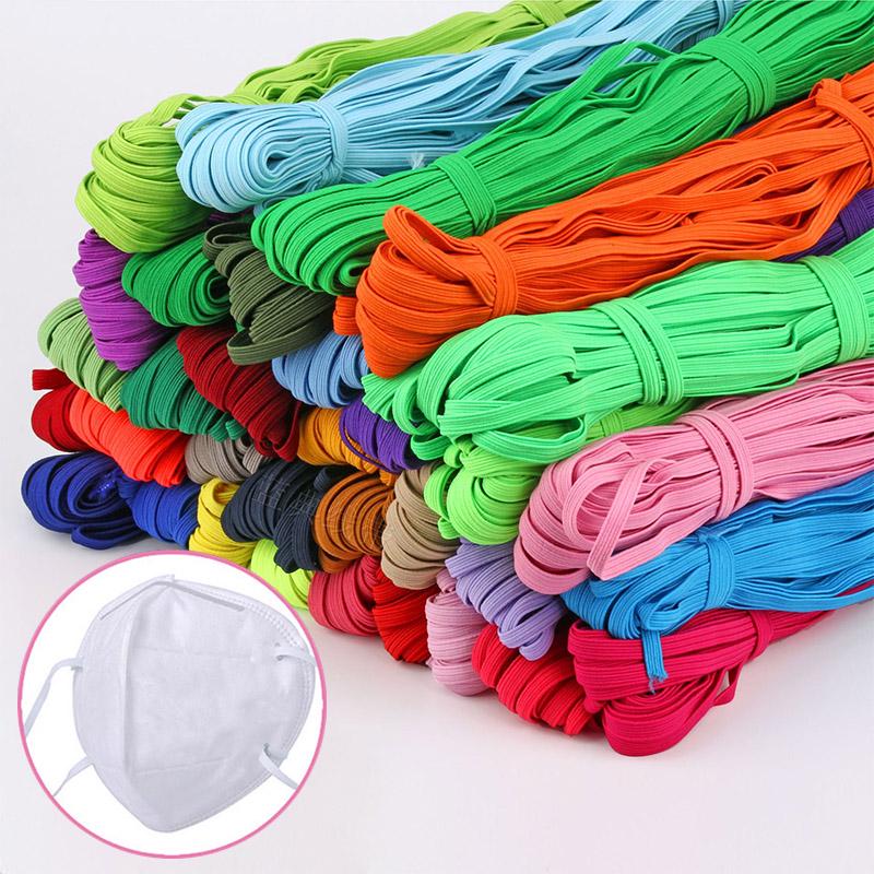 30 м эластичная резинка 0,6 см, тонкая плоская повязка на голову, аксессуары для волос, сделай сам, для одежды, обуви, аксессуары для шитья