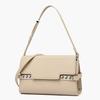 PU Premium Luxury Women's Shoulder Bag Spring New Fashion Rivet Accessories Female Sling Bag Simple Solid Color Lady Crossbody Bag for Party Daily Use