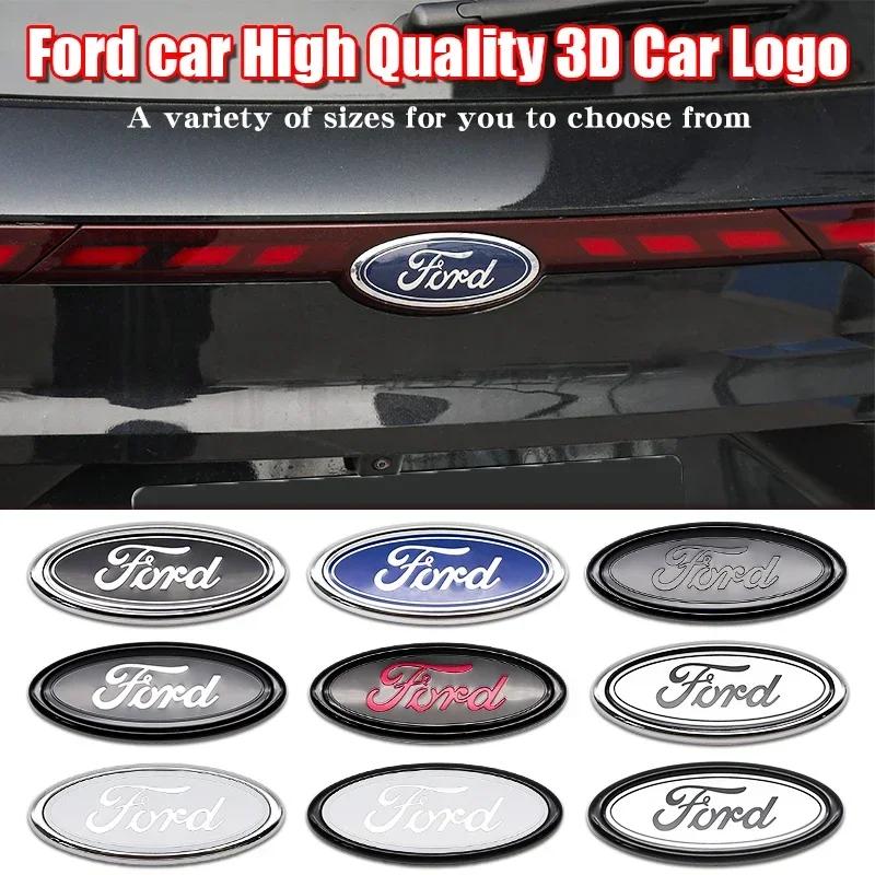 Новая автомобильная наклейка 2026 Ford Новая 2025 Горячие ABS Наклейки с логотипом эмблемы на переднюю решетку и задний багажник автомобиля Для Ford Focus Mondeo Edge Ecosport