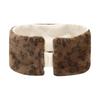Coldproof Faux Fur Hairband flower printed Winter Warm Hairband fashion Plush Headband  winter