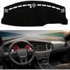 Накладка на панель приборов Rifoda для Dodge Charger 2011-2023, коврик на панель, противоскользящий ковер, солнцезащитная подкладка, защита от бликов и УФ-лучей (черный