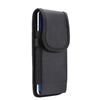 Pour VGO TEL NEW 22 (2022) Étui Housse Ceinture Verticale Cuir Nylon - Noir