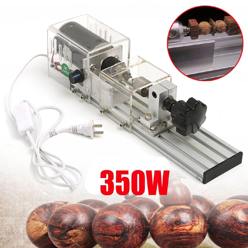 AC 220V Milling Grinding Wood Mini Lathe Machine Woodworking Lathe Bead Polishing Cutting Drill Rotary Tool DIY Benches Drill 350W