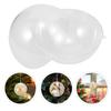 STOBAZA 16cm Clear Plastic Ball Capsule, Christmas Ornament, Refillable, DIY Christmas Decoration