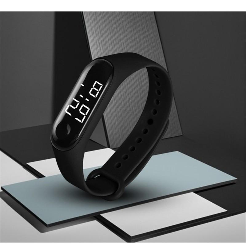 Electronic Watch Silicone Led Electronic Fashion Casual Trend Touch Men Women Electronic Bracelet