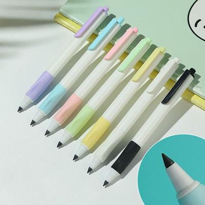 HB Press Pencil No Sharpening Eternal Pen Kawaii Unlimited Pencil Children