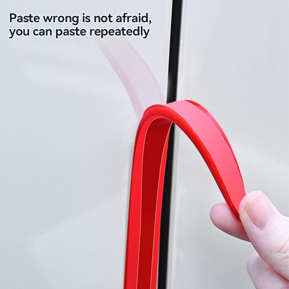 2 шт/4 шт 40 см автомобильный бампер дверь край колесо бровь зеркало заднего вида защита резиновый автомобильный протектор защита царапин наклейка отделочные полосы