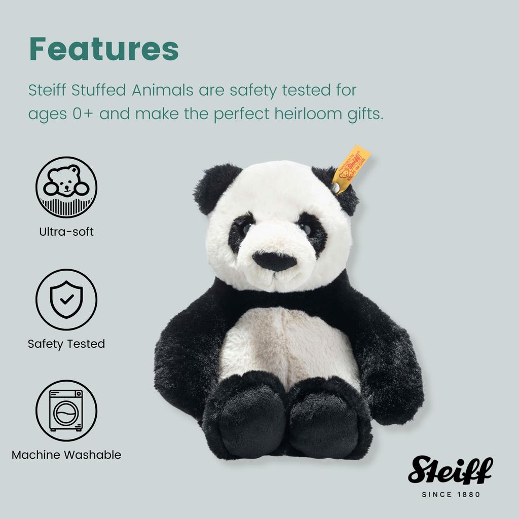 Мягкая игрушка Steiff Cuddly Friends Мин, 075650, японская панда, 27 см, [Официальный продукт]