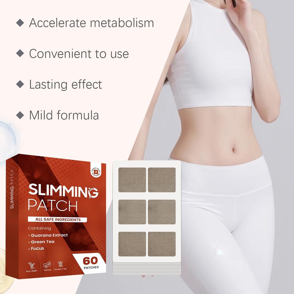 Пластырь Herbal Body Search, лифтинговый, для подтяжки рук, для ухода за светлой кожей, ленивый, 60 шт.