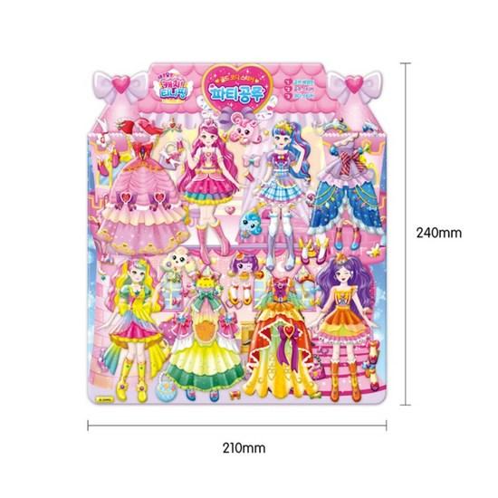 Catch Tiniping Gold Coordination Sticker Party Princess, a Popular Character In Korea