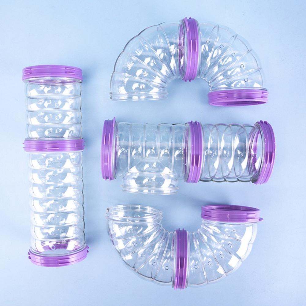 Клетка для хомяка Трубы для клетки хомяка Случайно сращенные туннель для передвижения морской свинки для мелких домашних животных