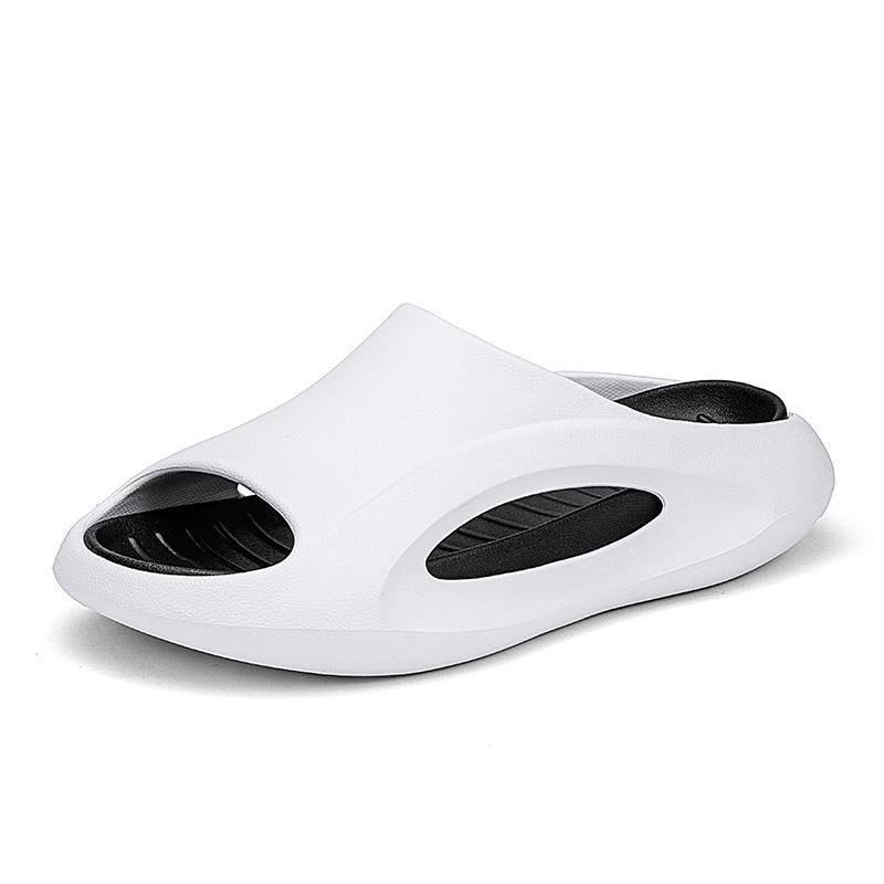 2024 летние мужские и женские нескользящие тапочки на платформе для пар, пляжные сандалии для отдыха, мягкая подошва, спортивные сандалии, обувь