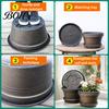 Non-slip Bulb Growing Pots Plant Pot with Saucer, 10 Inch 13 Wide Flowerpot Versatile for Balcony Drainage Holes, Indoor Outdoor Planter Tulips Lilies