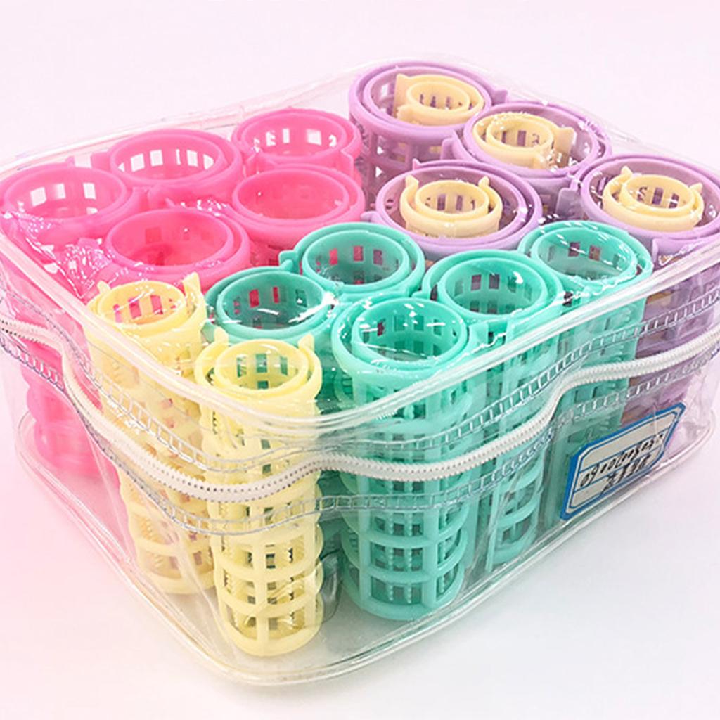 Hair Rollers Set with Mother and Child Design for Air Bangs and Volume