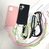 Модный Чехол-шнурок Для Samsung Galaxy S25 Ultra S24 FE S21 S20 S22 S23 Plus A36 A16 Ударопрочный Crossbody Шнурок Мягкий Чехол
