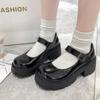 Fashion Shoes Lolita Women Japanese Style Mary Jane Vintage Girls High Heel Platform College Student Tacones Mujer Escarpins Chaussures