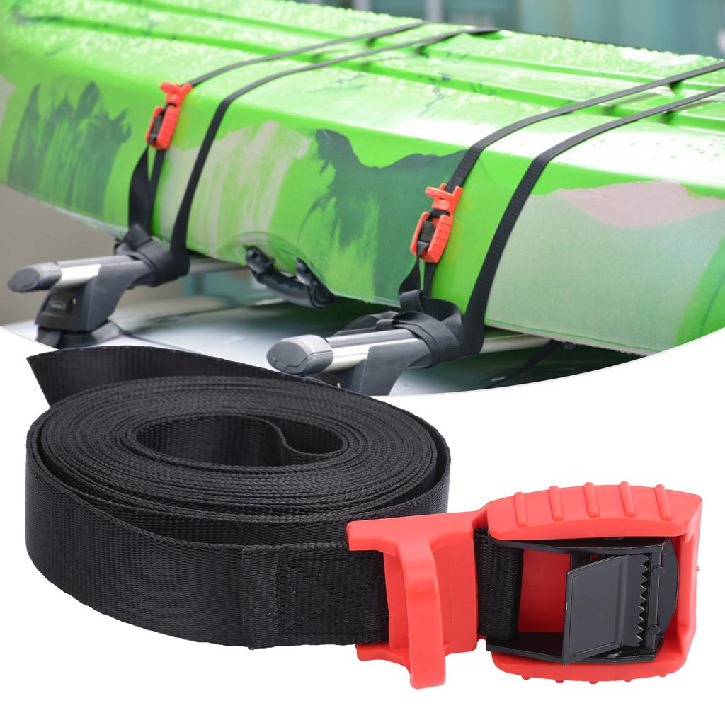 Surfboard Kayak Canoe Roof Rack Sturdy Tie Down Lashing Strap with Cam Lock Buckle4.5m 14.8ft