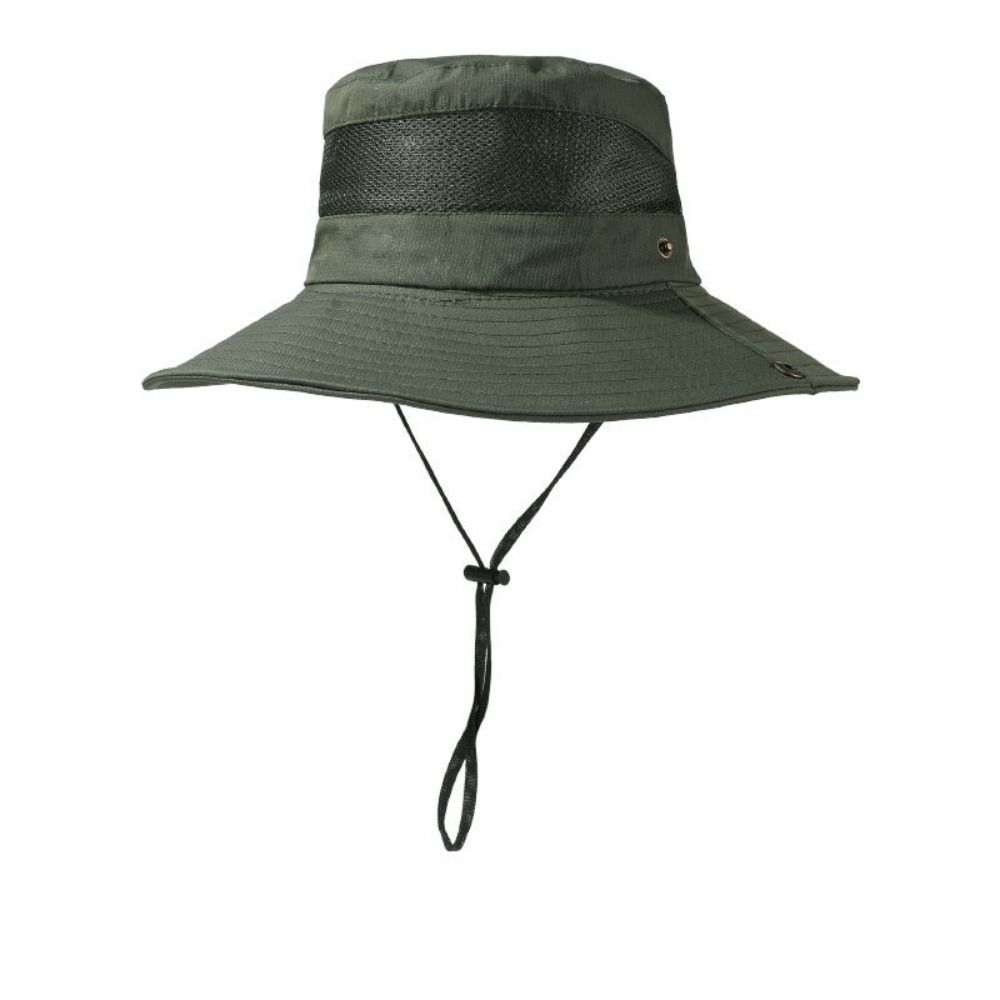 Adjustable Fisherman Hat Big Eaf Mountaineering Hat Portable Sunshade Hats Unisex