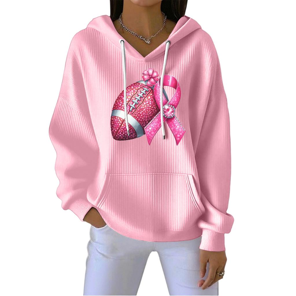 Женская мода Повседневный пуловер с принтом ангела Спортивная толстовка с длинным рукавом